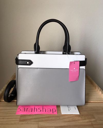 Kate Spade Staci Medium Satchel in Nimbus Grey Multi, Luxury, Bags &  Wallets on Carousell