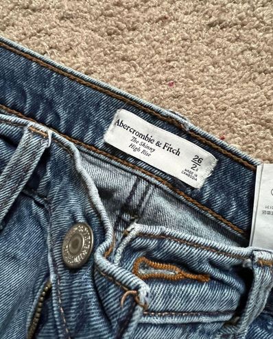 Abercrombie & Fitch High Rise Skinny Jeans Blue Size 2 - $42 (52% Off  Retail) - From Sam
