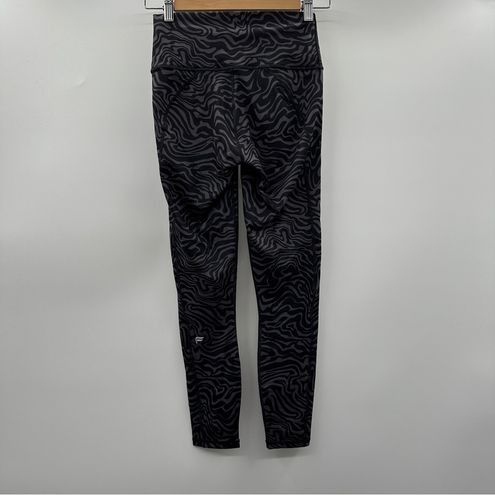 Fabletics Define Powerhold High-Waisted 7/8 Leggings in Pewter Marbled  Zebra XS - $28 - From Amber