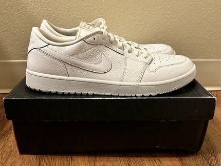 Jordan 1 Retro Low Golf Triple White Size 16 - $155 New With Tags - From Pdx