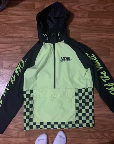Vans bright green windbreaker - $32 