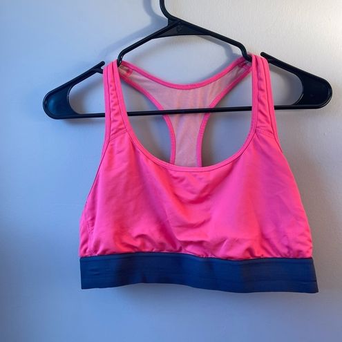 Victoria's Secret Victoria Secret Sport hot pink sports bra with black