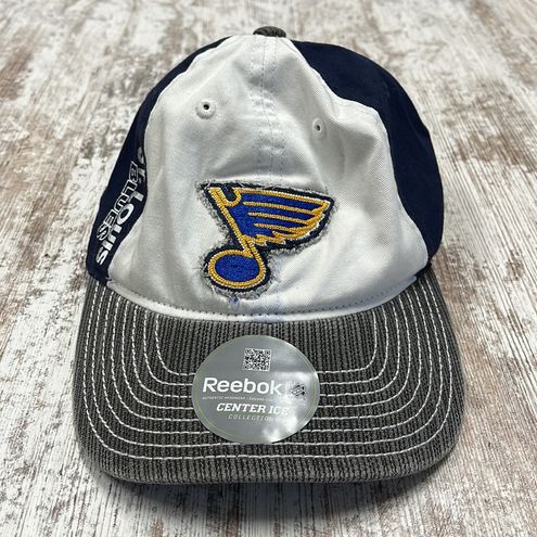 Reebok, Accessories, St Louis Blues Hat Cap Authentic Center Ice  Collection Reebok S Nhl