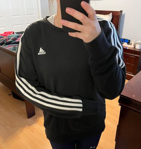 Retail) Liana $9 Adidas M From - Size Sweatshirt (82% Off - Black