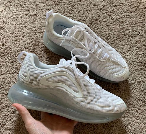 Nike Women's Air Max 720 White/Metallic Platinum-Pure Platinum - AR9293-101