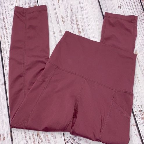 Yogalicious plum color fitness leggings, size extra small - $18 - From