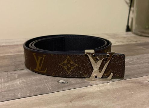 Lv Printed Belt Non Leather - Brown