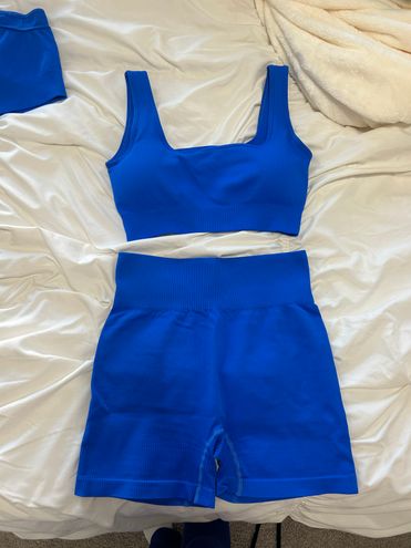 QQQ Blue Workout Set Size L - $15 (72% Off Retail) - From Jessica