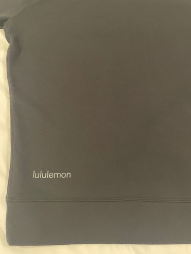 Lululemon Crew Neck Sweatshirt Black Size 8 - $58 (50% Off Retail) - From  Jade