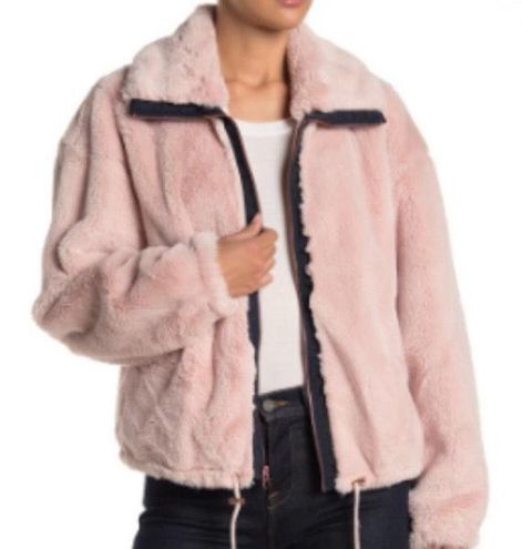 lucky brand missy faux fur jacket