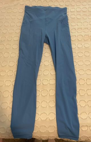 Lululemon Pool Side Blue Leggings Size 6 - $49 (31% Off Retail) - From  marykate