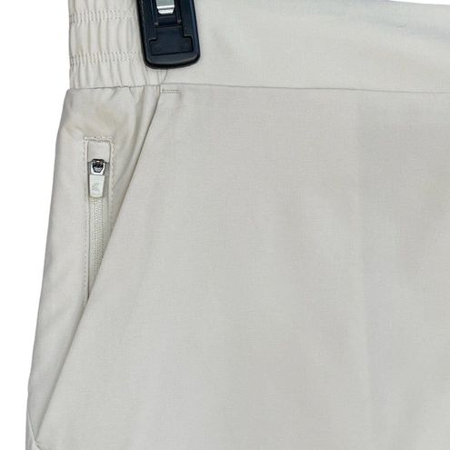 Kyodan X-Large Activewear Shorts Flat Front Pockets Moisture Wicking Beige  Bone Size XL - $19 - From Lori