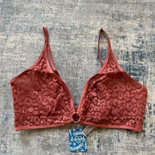 NWT Free People Allure Cheetah Print Toni Bralette Size M