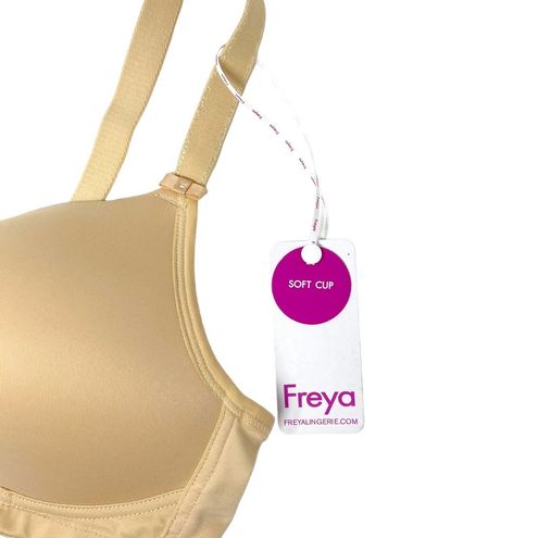 NWT Freya Deco Molded Soft Cup Bra Nude Size 36D Tan - $35 New With Tags -  From Nikki