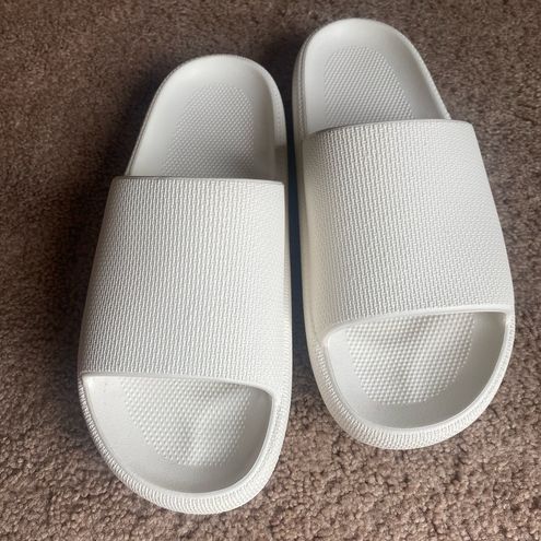 PINK - Victoria's Secret Victoria's Secret PINK pillow slides new size M  White - $24 (20% Off Retail) - From Janis