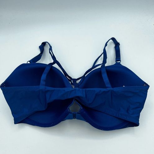 Victoria's Secret Blue Push Up Front Clasp Bra Size 36DD - $23