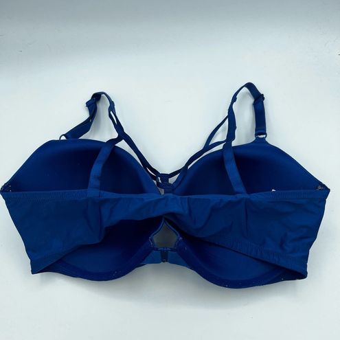 Victoria's Secret Blue Push Up Front Clasp Bra Size 36DD - $23 - From  Tabitha