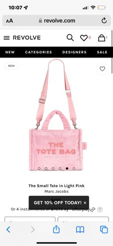 Marc Jacobs Pink 'The Terry Small Tote' Tote - ShopStyle