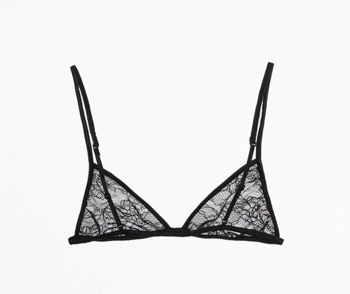 ZARA NWT LACE TRIANGLE BRALETTE Size M - $20 (60% Off Retail) New