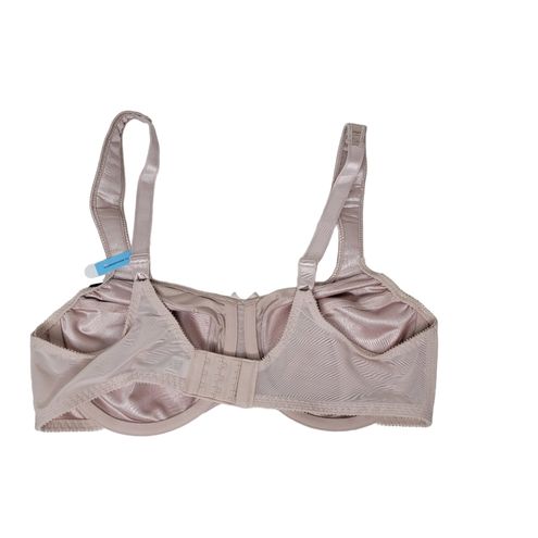 NWT Bali Satin Tracings Minimizer Bra 3562 Medium Beige Floral