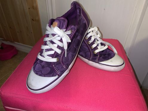 Coach Tennis Shoes Purple Size 10 - $35 (53% Off Retail) - From Corina