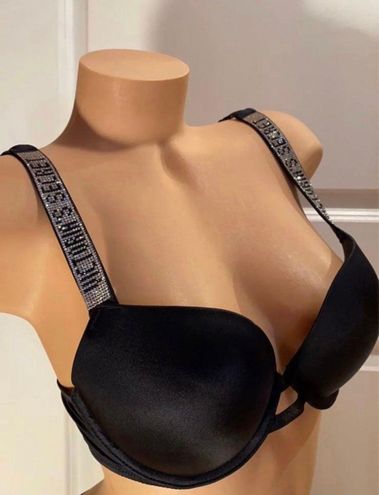 Victoria Secret Black Rhinestone Straps Bra Size 36C for Sale in Stockton,  CA - OfferUp