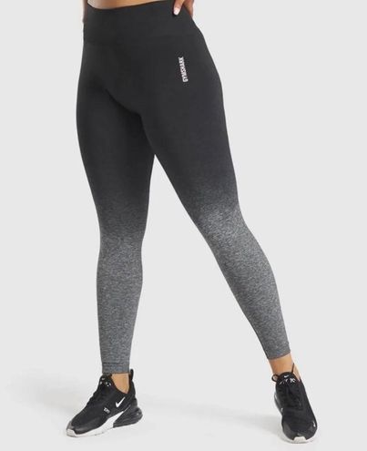 Gymshark ADAPT OMBRÉ SEAMLESS LEGGINGS Black - $55 New With Tags - From Jens