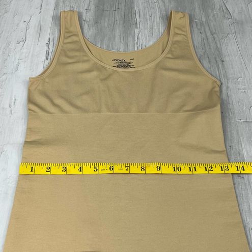 Jockey Tan Beige Tummy Control Shapewear Tank Top Size Large - $10 - From  Monadnock