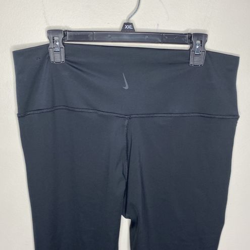 Nike Black Training Yoga Crochet Tights Leggings size XXL - $35 - From maria