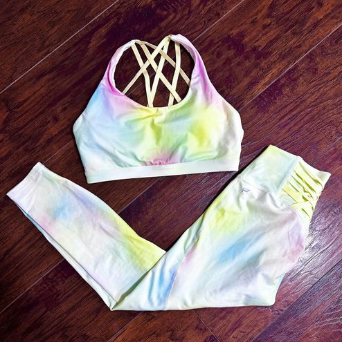 Fabletics Boost PowerHold High-Waisted 7/8 Legging Blur Lemon