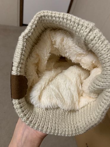 Louis Vuitton Recycled Winter Beanie Pom Pom Hat Tan - $85 New With Tags -  From Katheline