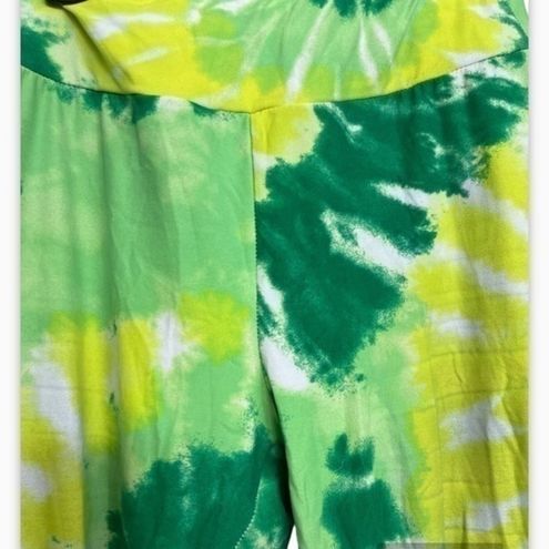 No Boundaries Green Tie Dye Leggings Size Large - $8 - From Annerys