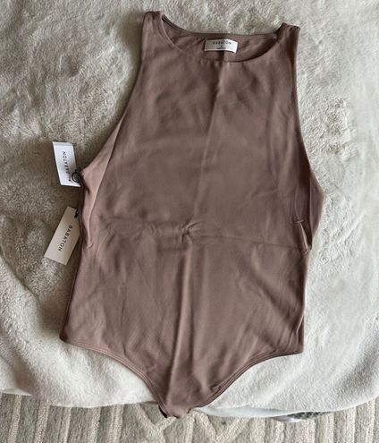 Aritzia Babaton Contour 90s Bodysuit NWT Tan Size M - $39 (18% Off