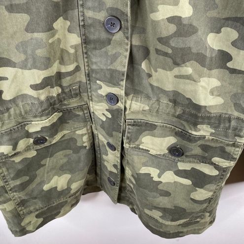 Lucky Brand Camo Hooded Cargo Jacket Size S - $60 - From Dayana