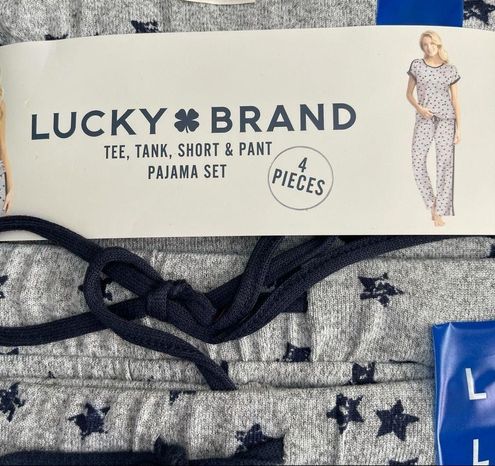 Lucky Brand 4-piece Pajama Set