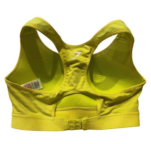 Gymshark Apex Sports Bra Size Medium Lime Green GLSB4457