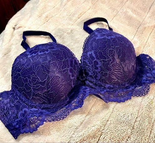 Shekini NWT DARK BLUE LACE BRA Size 38 B - $10 New With Tags - From Kozette