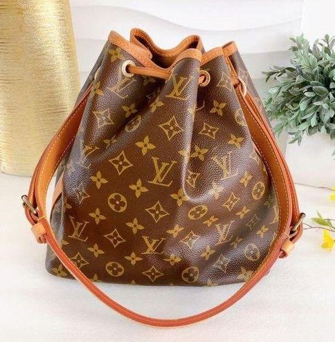 Louis Vuitton BEAUTIFUL ❤️ Authentic LV Noe Petit Drawstring Bucket  Shoulder Bag Monog… - $1367 - From Uta