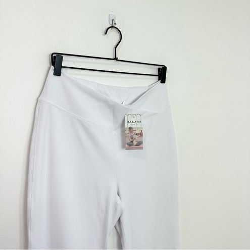 Halara  Crossover High Waisted Back Pocket Super Flare Leggings White XL -  $24 New With Tags - From Ana