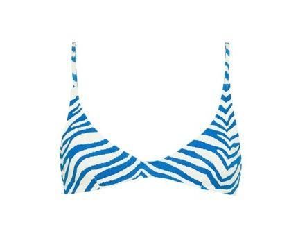 Triangl MAIA-ZEBRA SPLASH bikini blue size s++ top and s full coverage  bottom - $74 - From Delilah