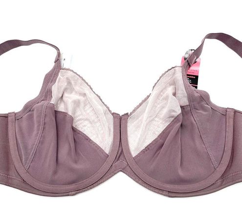 NEW Lilyette Womens 34DDD Enchantment 3 Minimizer Bra Underwire Rum Raisin  Purple Size undefined - $28 New With Tags - From Jeannie