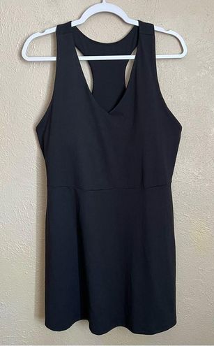 Fabletics On The Go Built In Bra Dress in Black XL - $20 New With