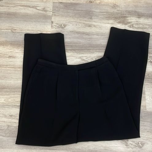 Kate Hill Black Silky Lined Inside Pleated Women's Dress Pants Size 12 -  $14 - From Cheryl