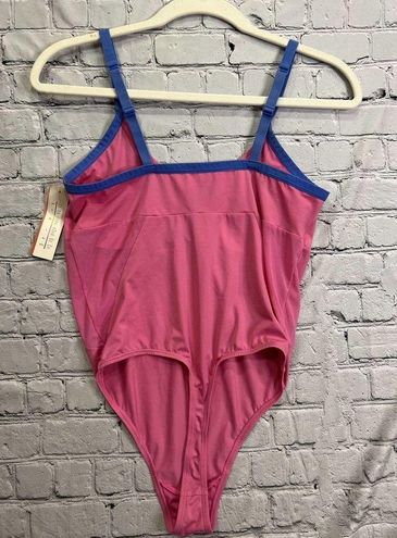 Colsie Pink Blue Mesh Pull-On Bodysuit Nylon/Spandex Women's Size Medium  NWT - $8 (72% Off Retail) New With Tags - From Sonya