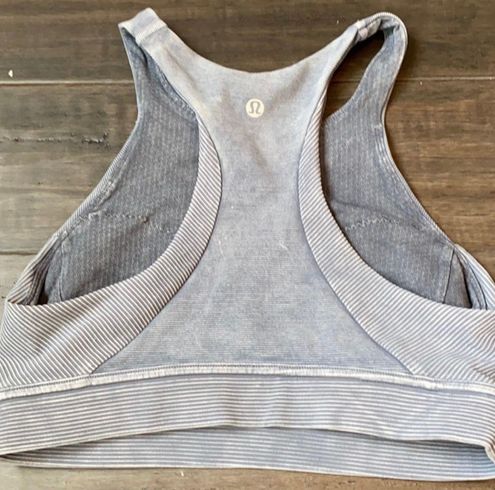 Lululemon High Neck Sports Bra Blue Size 6 - $30 (55% Off Retail) - From  skylar