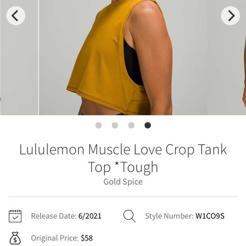 Muscle Love Crop Tank Top *Tough