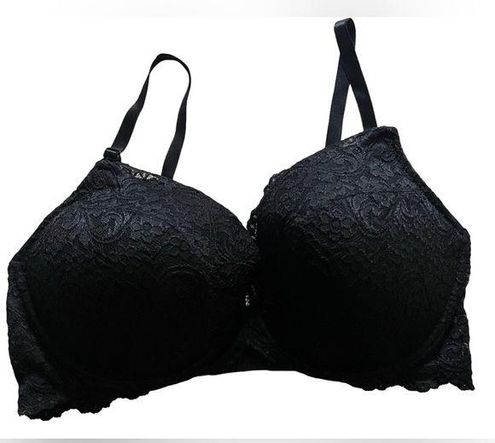 Smart & Sexy 40DD black full cup Lacey push-up bra Size undefined - $20 -  From Francesca