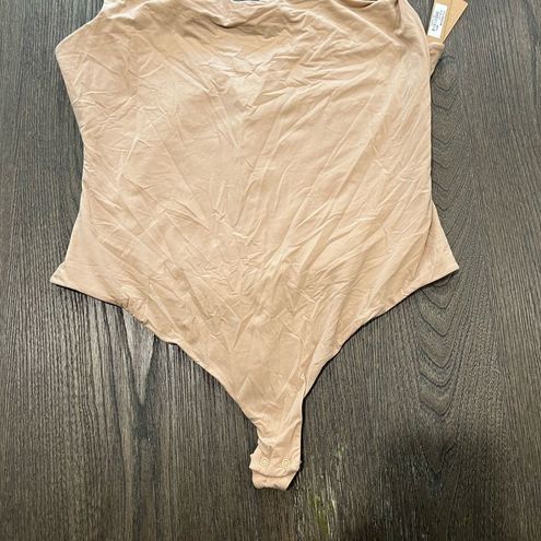 SKIMS, 'Fits Everybody' Square Neck Bodysuit, CLAY