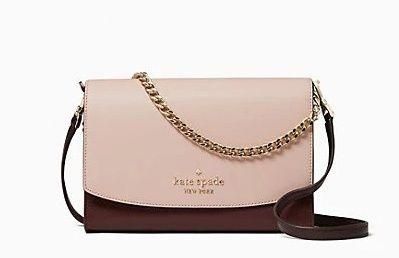 Kate+Spade+Carson+Convertible+Crossbody+Shoulder+Leather+Bag+in+Colorblock  for sale online