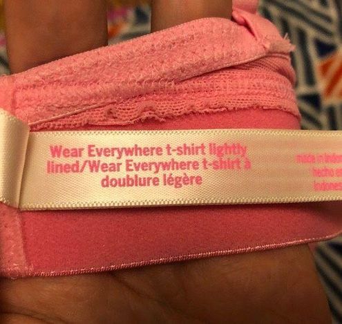 PINK Victoria's Secret Wear Everywhere T-shirt Lightly Lined Bra